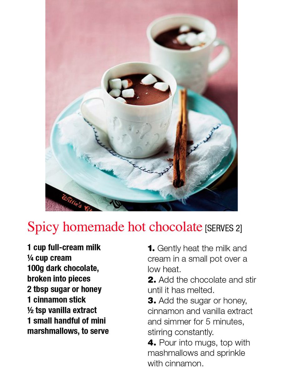 FairladyMag's tweet photo. The days are getting colder, so here is a delicious spicy hot drink to make sure that you keep warm! https://t.co/j3SJxky375