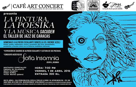 lamusicasacude's tweet photo. Este viernes 1ero de abril la pintura, la poesía y la música sacuden! https://t.co/nfdzA4Q5zz