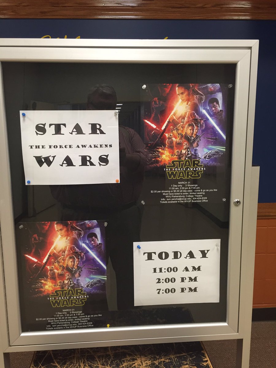 VPofStudents's tweet photo. Today and tonight at the College Theater. #WVUPlife https://t.co/WUsniL1emq