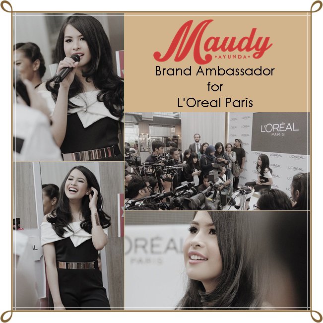 TrinityOptimaP's tweet photo. #TOPACTIVITY Congrats @maudyayunda as the Newest and the youngest member of L'Oreal Paris Family 👏🏽 #MaudyForLOreal https://t.co/zYzLkAvqYS