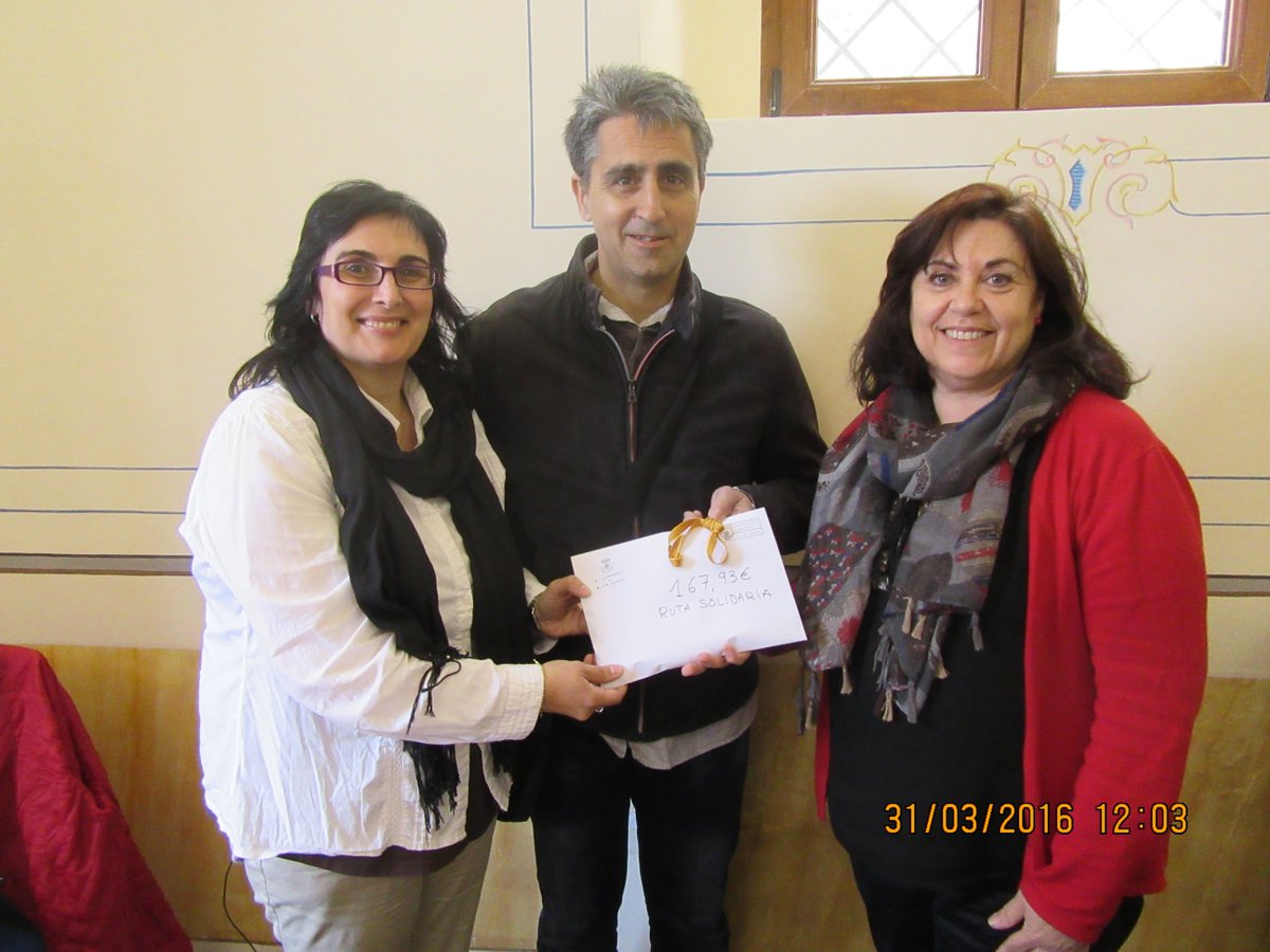 BiarTurismo's tweet photo. La cadena de rutes solidaries de Biar, s´han recaudat 167,93 €,esta vegada destinats a Apanah. https://t.co/d0PCvftqIQ