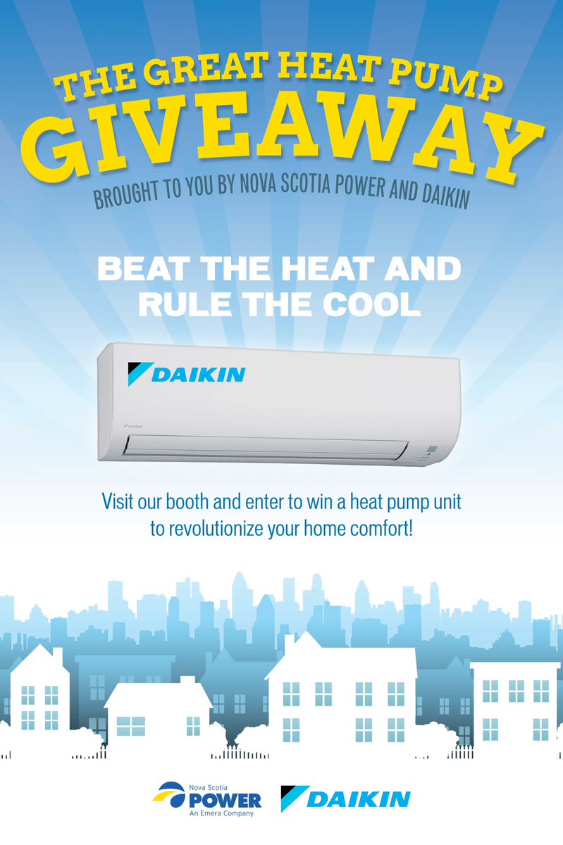 nspowerinc's tweet photo. Giveaway alert! 🚨 Visit our booth at the @NSHomeShow this weekend and you could WIN a heat pump! #SpringIdeal https://t.co/3LIqZb3oUe