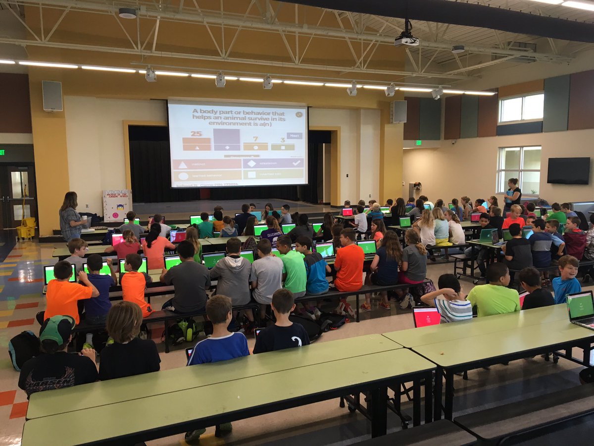 ImagineCreateCo's tweet photo. This is what happens when you get displaced from your pod for FSA testing!!  @GetKahoot @SandersSMES @Smes5th https://t.co/XUXWF2jT8T