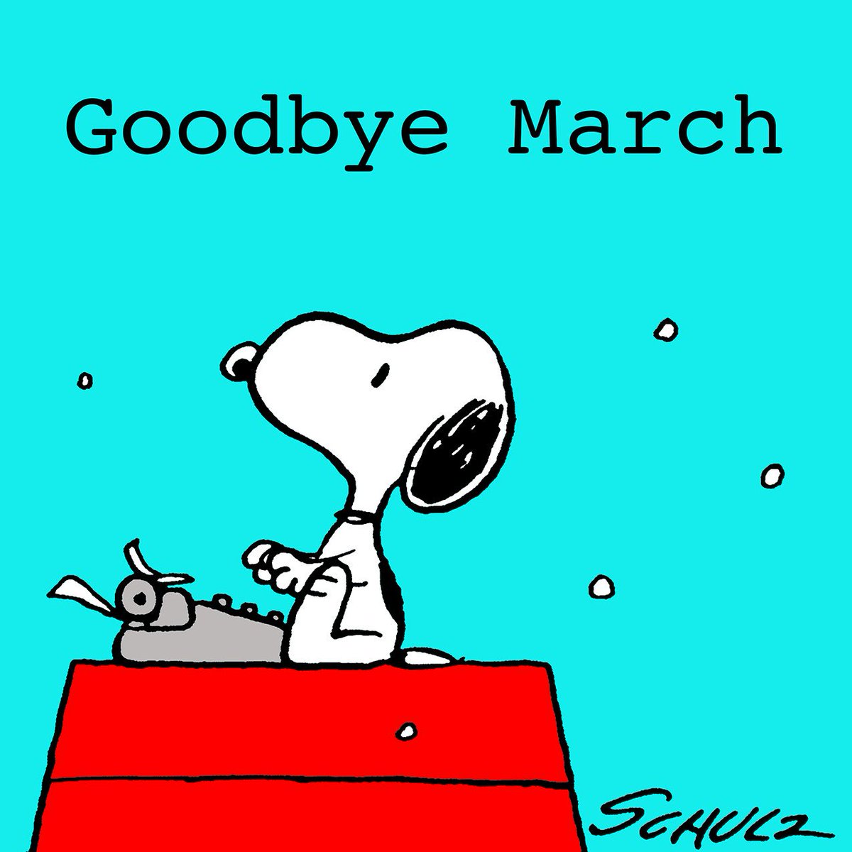 Peanuts On Twitter Goodbye March Nioioh5biy