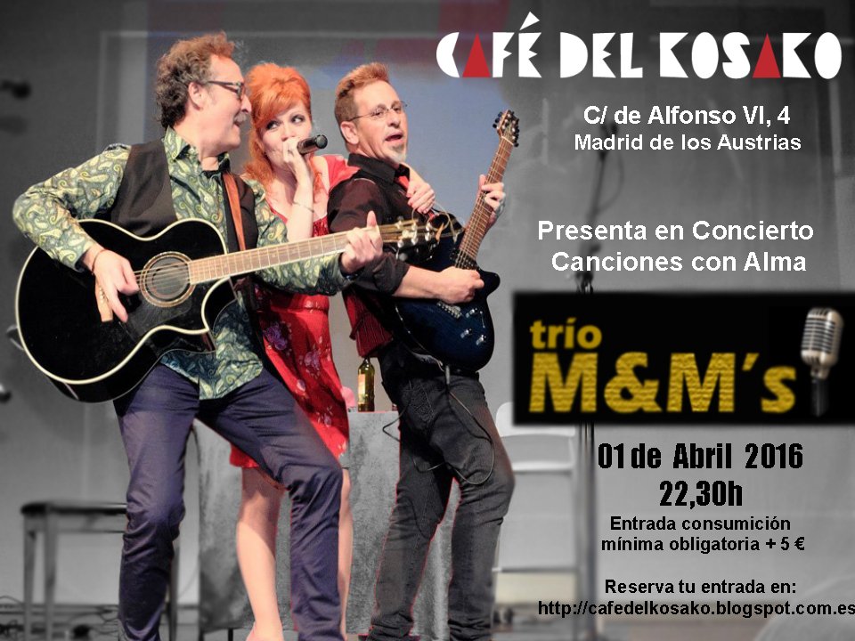 lamalonetrio's tweet photo. #cuentaatras concierto @MMSTRIO mañana Viernes 1 Abril en @cafedelkosako 22:30 @MartaMaloneActr #msirvent #rmialdea https://t.co/LuYP1u6GBv