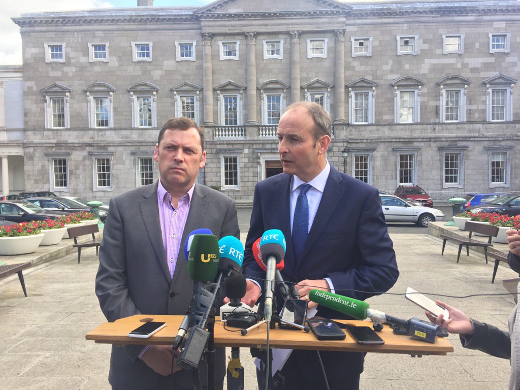 MartinaFitzg's tweet photo. Micheal Martin says their water policy is a key policy and not one they will pull back from #rtenews https://t.co/qT5iKTe9KJ