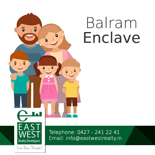 eastwest_realty's tweet photo. The best moment together with your #family in a #luxuryhome #BalramEnclave
919444446643/info@eastwestrealty.in https://t.co/XT6pN4KxMV