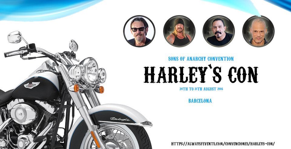 BarcelonaHarley's tweet photo. En Agosto , #Barcelona se vuelca a #SonsOfAnarchyBcn 😎 !!

@RustyCoones 
@davidlabrava 
#SOAFC

Apúntate ↘ https://t.co/aA7U3v6Nkm