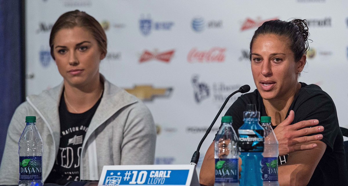 espnW's tweet photo. BREAKING — #USWNT files wage-discrimination action against U.S. Soccer Federation: https://t.co/tNbrjXzhAu https://t.co/HFcB1zk5ic