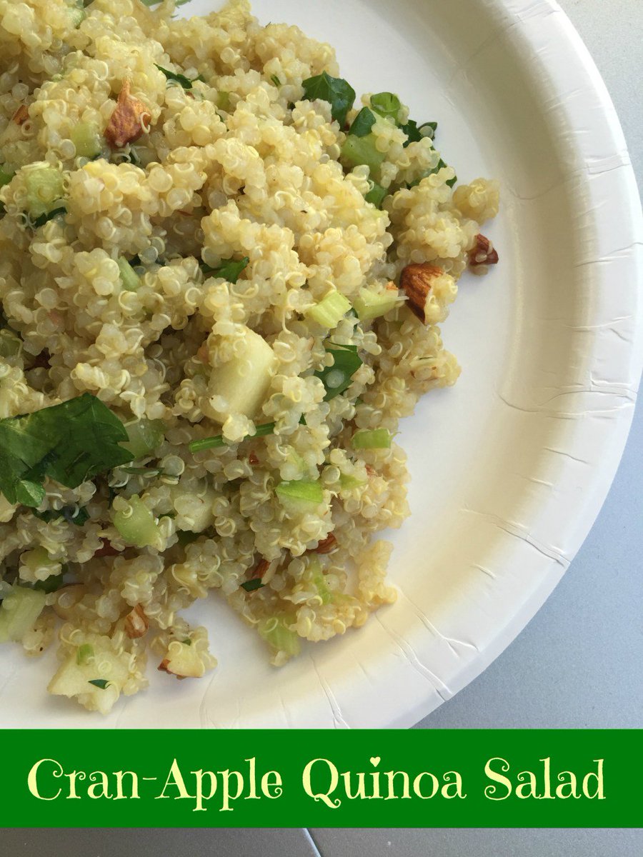 Cran-Apple Quinoa Salad {Gluten-Free} rachelsnourishingkitchen.wordpress.com/2016/03/31/cra…