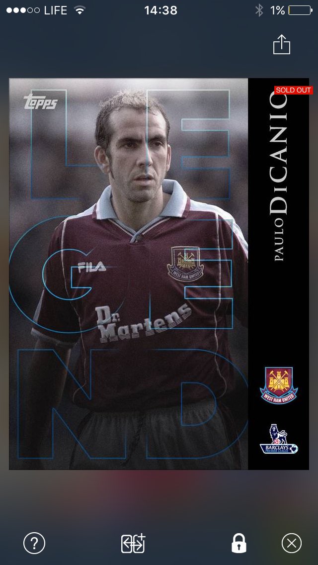 Legend card giveaway Paulo di Canio topps card OR 300k NS 
-FOLLOW ME
-RETWEET 
Winner picked at enough retweets! GL