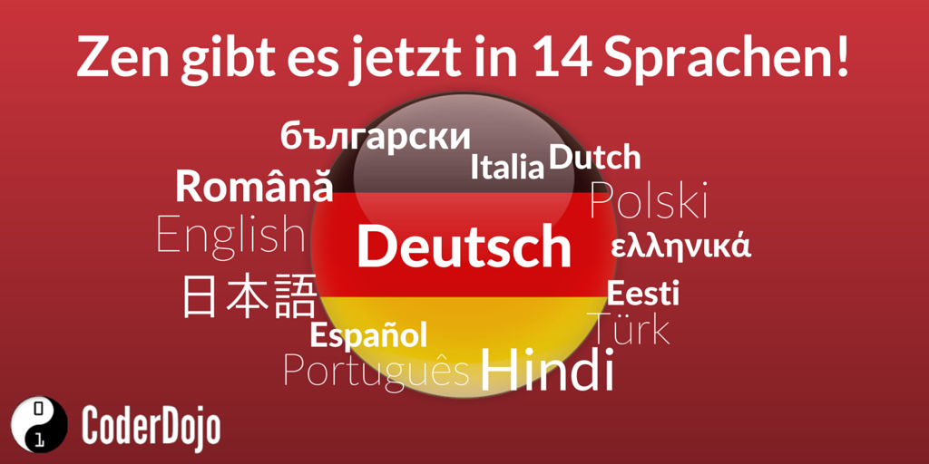 CoderDojo's tweet photo. Zen, die CoderDojo-Gemeinschafts-Plattform ist jetzt auch in Deutsch! Meldet euch an! @DojoPotsdam @CoderDojoBerlin https://t.co/O0u7os6Odc