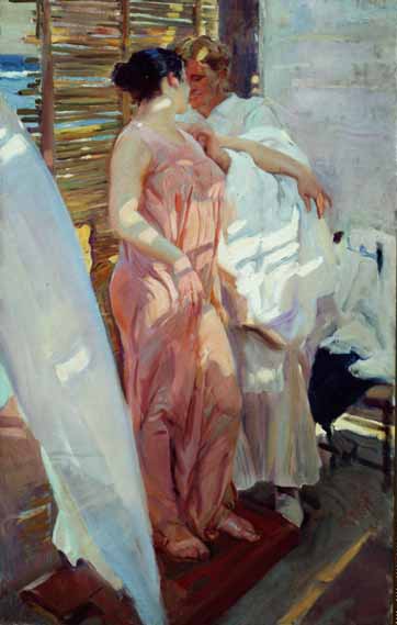 MuseoSorolla's tweet photo. La bata rosa de Sorolla #heritageMW Este mes le dedicamos el taller infantil del domingo :-) https://t.co/Pg5OOTQkqk https://t.co/UDGn1MniY5