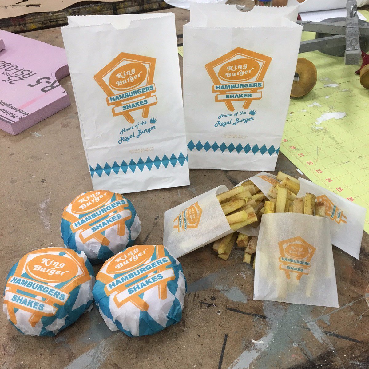 thegrandlondon's tweet photo. Look what our props department is cooking up! Buddy: The Buddy Holly Story opens next week. #Buddy https://t.co/rZzkiQnVIf