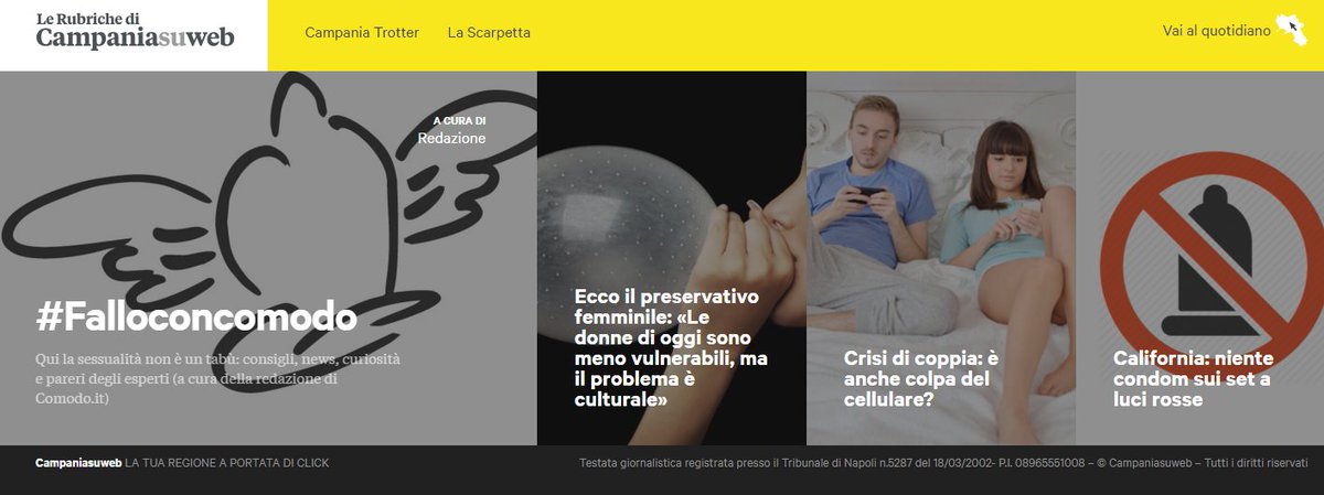 MrComodo's tweet photo. #Falloconcomodo è la nuova rubrica sulla sessualità. Il giovedì su @Campaniasuweb https://t.co/iELYAJoe3J https://t.co/3H9qFE6NbX
