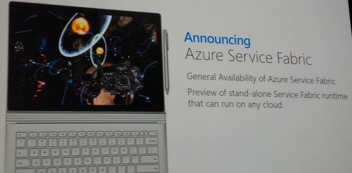 jeffemartin's tweet photo. Great demo of the Azure Service Fabric. #Build2016 https://t.co/bX4o4qOeAx