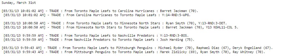 NSHL History tweet media