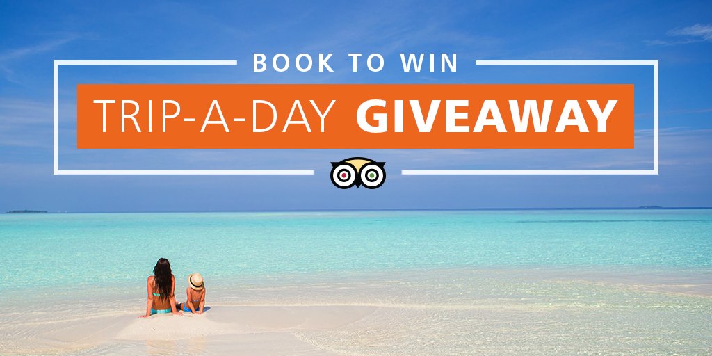Tripadvisor's tweet photo. LAST DAY TO WIN! Book your hotel on TripAdvisor now for your final shot to win! https://t.co/q1WaC9qoux #BookToWin https://t.co/rAbDMZEd31