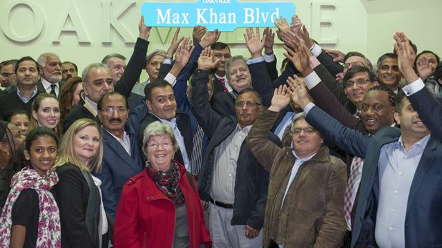 NewsHooked's tweet photo. Street in north #Oakville to be named in honour of #MaxKhan https://t.co/uk4zM2cCtD https://t.co/3JL7H2Ijlk