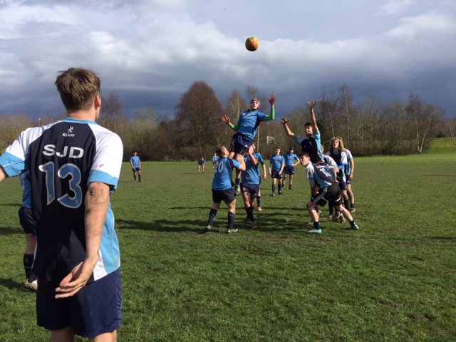 SirJohnDeanes's tweet photo. And the win goes to... Rugby! Yesterday saw our annual Rugby vs Football match. Well done all! #SJDSports https://t.co/pArZD4nmnE