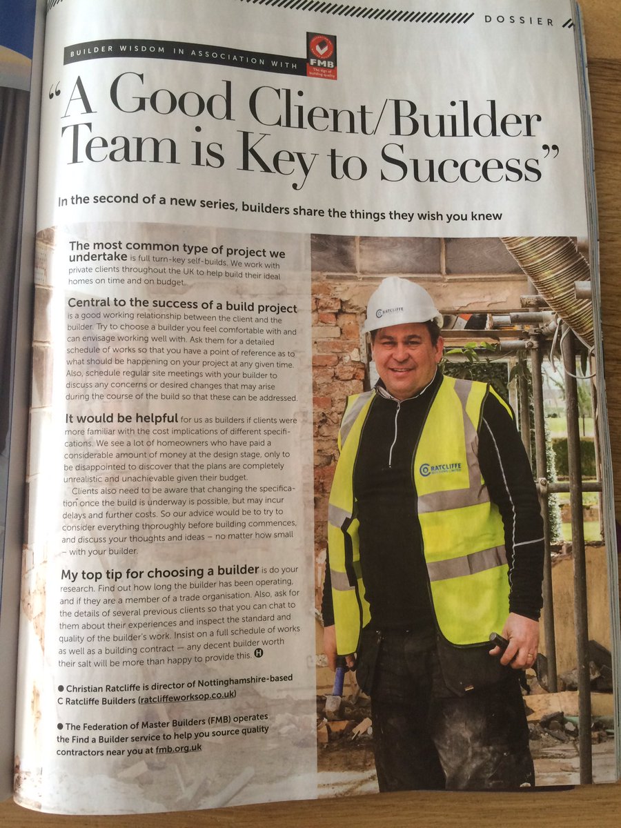 Check out our director Christian in this month's Homebuilding &amp; Renovating mag on p.85 <a href="/TheTradesHub/">Trades Hub</a> @Worksop_Uk