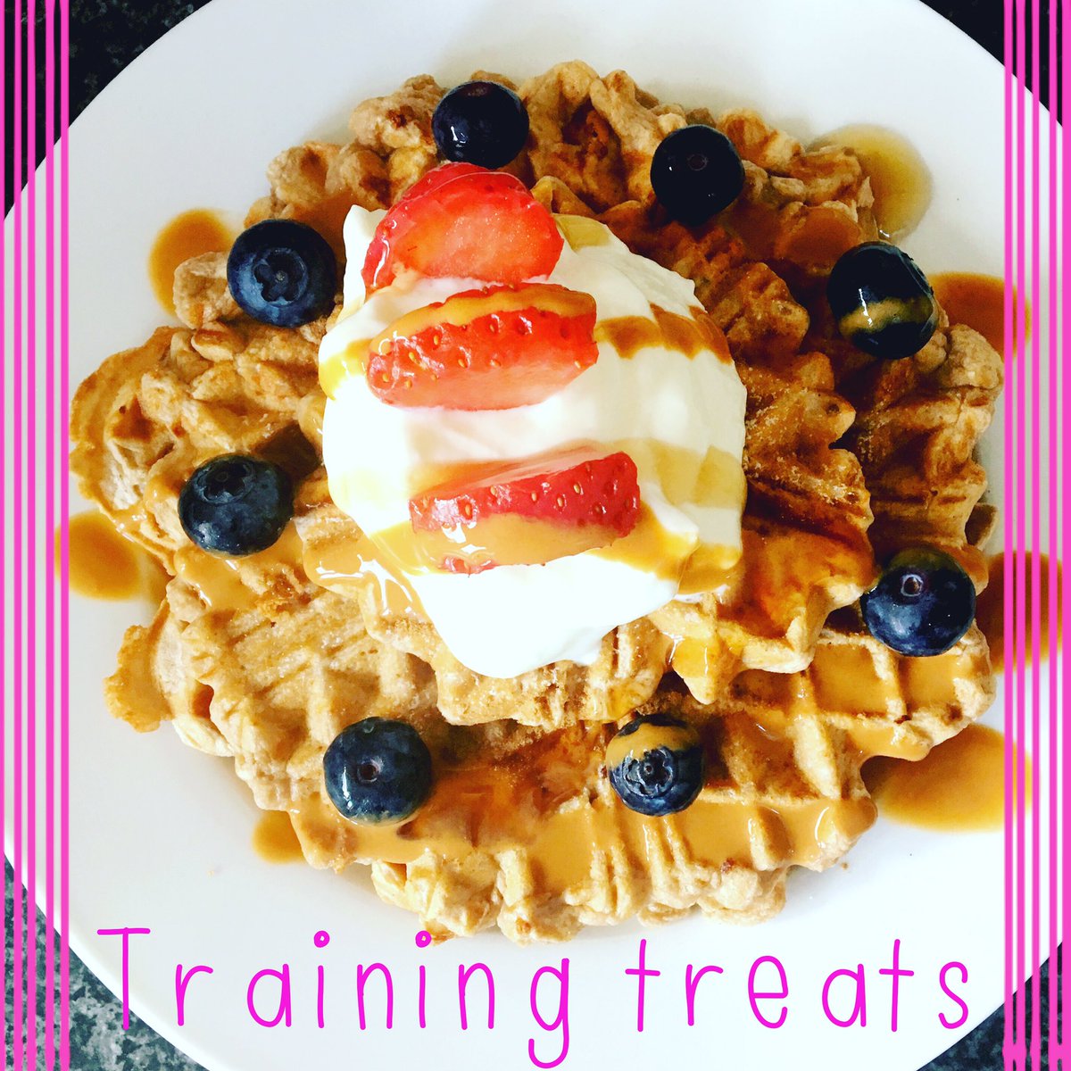lauren_bellamy's tweet photo. @TheProteinWorks honeycomb malt whey... Just perfect made into waffles 💜 #90DAYSSSPLAN #cycletwo @thebodycoach https://t.co/JZE5vhZDR4