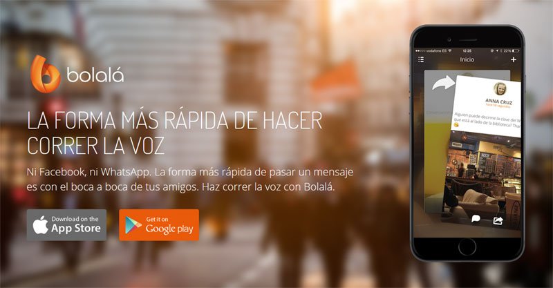 Tecnologiavasca's tweet photo. La empresa @perpetuall_ lanza la app de mensajería Bolalá @getBolala @carlospologil https://t.co/y42FBx9h64 https://t.co/W61GJjF3Ne