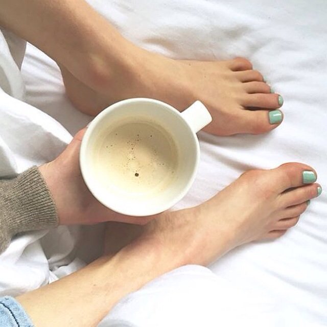 UrCoffeeBreak's tweet photo. My toes are SOOO over being hidden in booties and loafers. Ready for the open-toe sandal season thks to @MincBeauty https://t.co/AaN1SpXtxp
