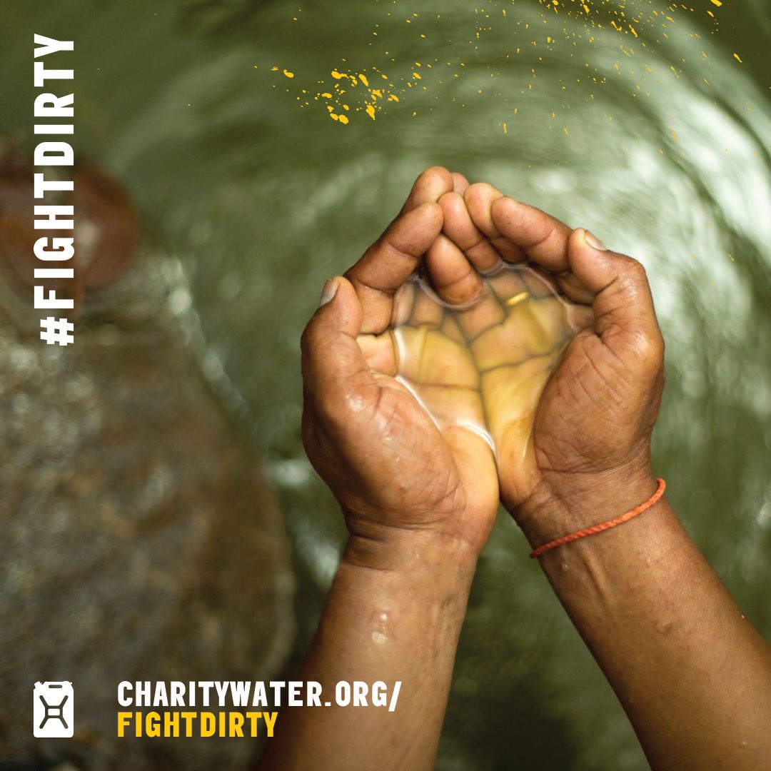 charitywater's tweet photo. 663 million people don't have clean water. You can help change that. #FightDirty with us: https://t.co/8gQ822vUEG https://t.co/Xzx1TTh35U