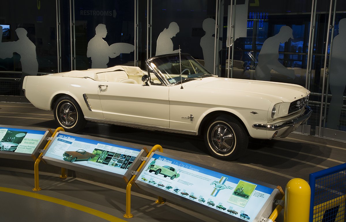 jmarie_ferr's tweet photo. #heritageMW Mustang Serial No. 1 at the Ford Rouge Factory @thehenryford #MuseumWeek #FRFT #mustang #ford https://t.co/OSxo5FDbeF