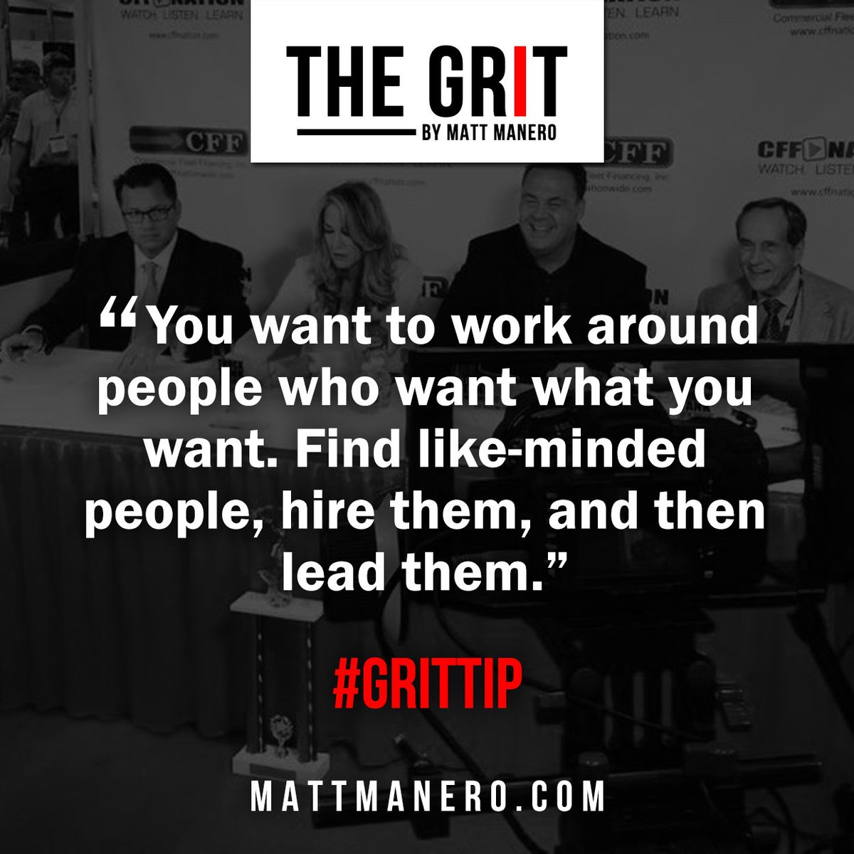 MattManero's tweet image. Effective teams have shared goals. Make sure everyone in your company is on the same page. #GritTip
