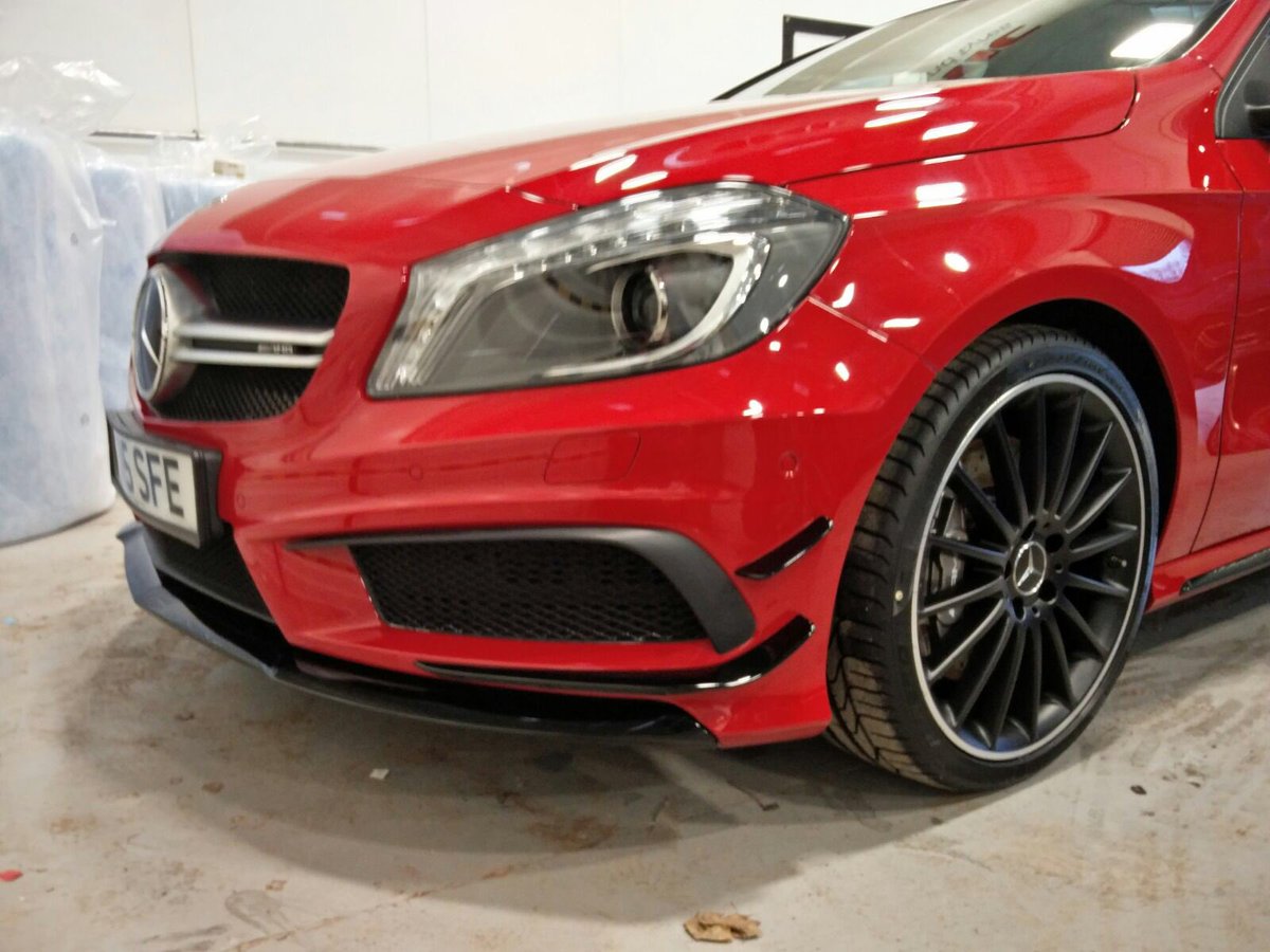 lucent_uk's tweet image. A Mercedes A45 required a little attention. A real difference after a Stage 2 correction #MercedesBenz #AMGa45