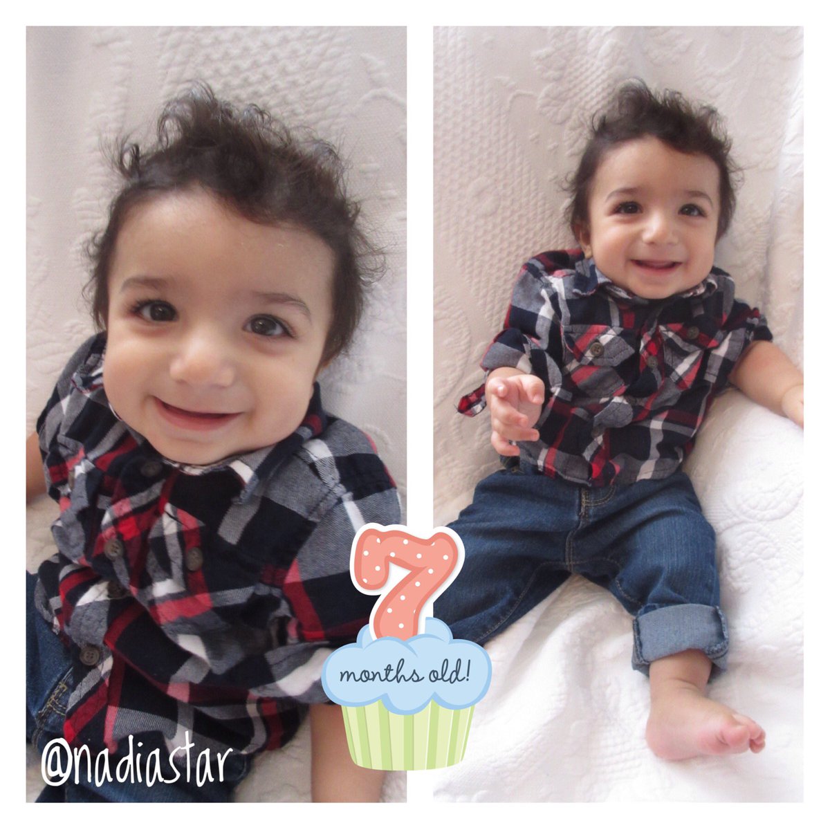 nadiastar's tweet photo. My little man is 7months already! #Mommyville #crawlingeverywhere #timeflies https://t.co/a7bjPU83Os