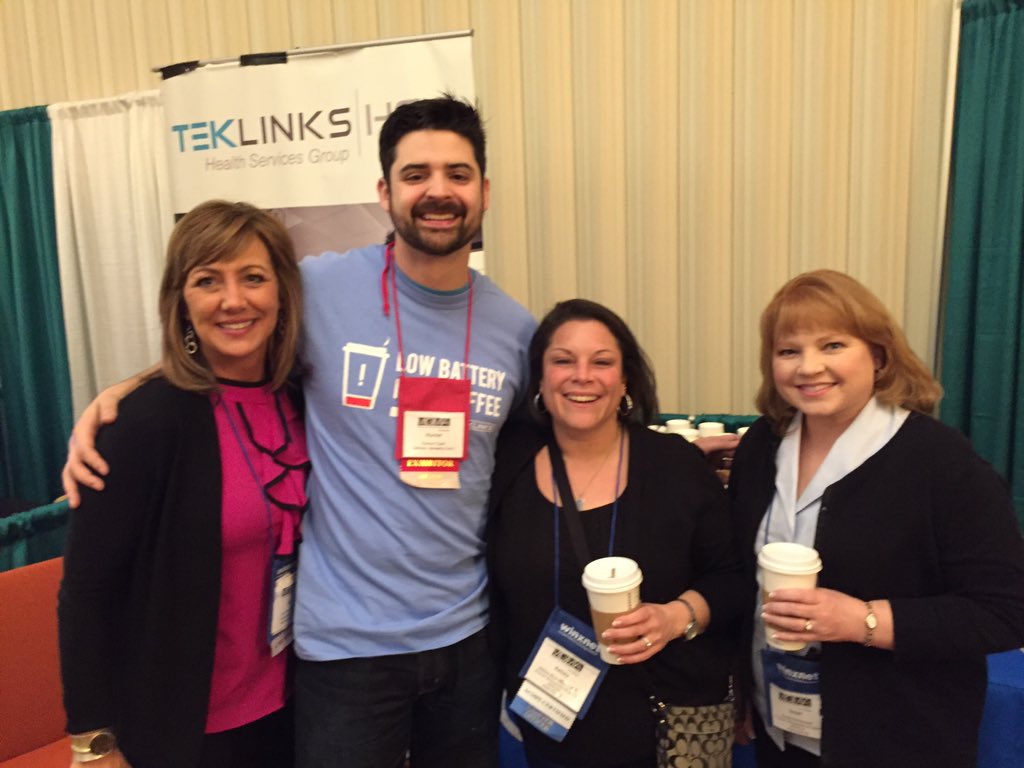 HunterLFH's tweet photo. The real party of #TMGMA is at the #teklinks booth... FREE STARBUCKS https://t.co/zkOHY5JTHQ