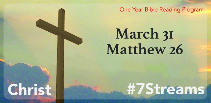 serenatravis's tweet photo. Listen to today's Scripture reading:
Matthew 26
#TheChristStream #7StreamsMethod
https://t.co/DmSD85O4t8 https://t.co/TMykXH71OQ