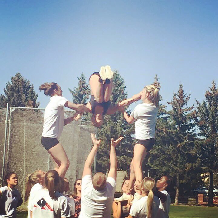 CWUCheer's tweet photo. 2 days left! PRACTICE MAKES PERFECT. Come practice with us @ clinics. Stunt, work on tumbling &amp;learn tryout material https://t.co/54BcSgZE5b