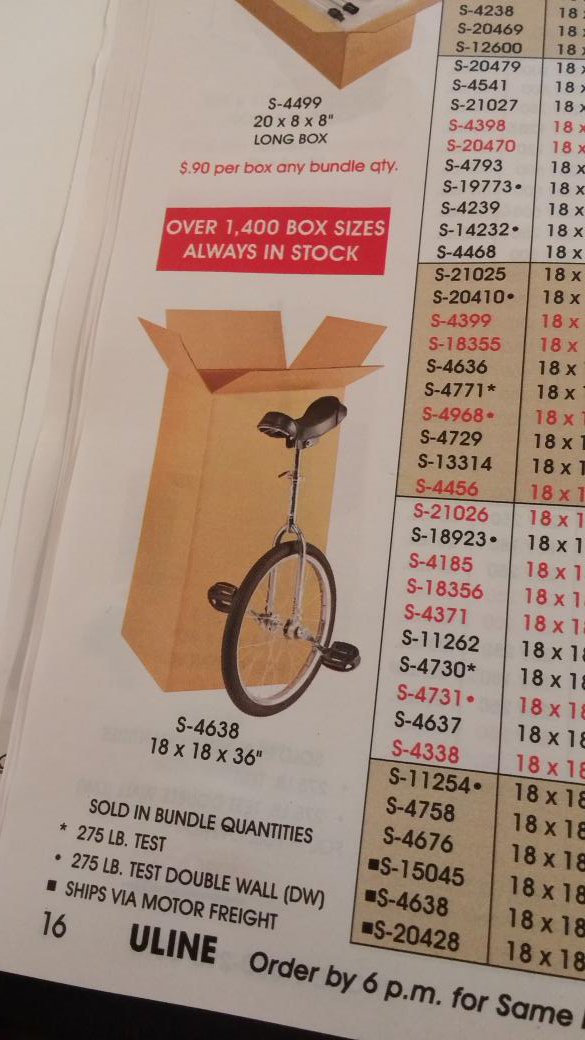 uline bike box