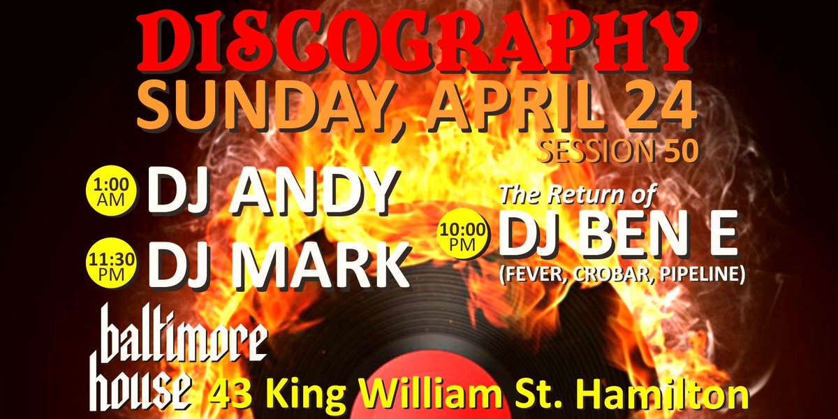 discographydjs's tweet photo. Many thanks
@DJJOOCE &amp; @DJRac_One
for spinning 03/27!

#Discography49
04/24 @BaltimoreMMXI:
The return of DJ Ben E! https://t.co/U3UsSXwuyG