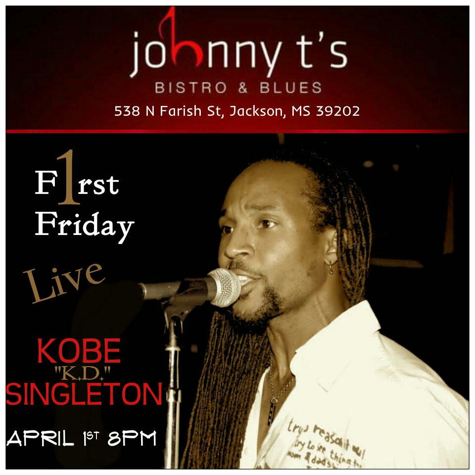 kobekdsingleton's tweet photo. It's go'n down this Friday Kobe Nation @ Johnny T's Bistro & Bar. Show starts @ 9PM. Cover charge is $10. https://t.co/1LaIM7dVAv