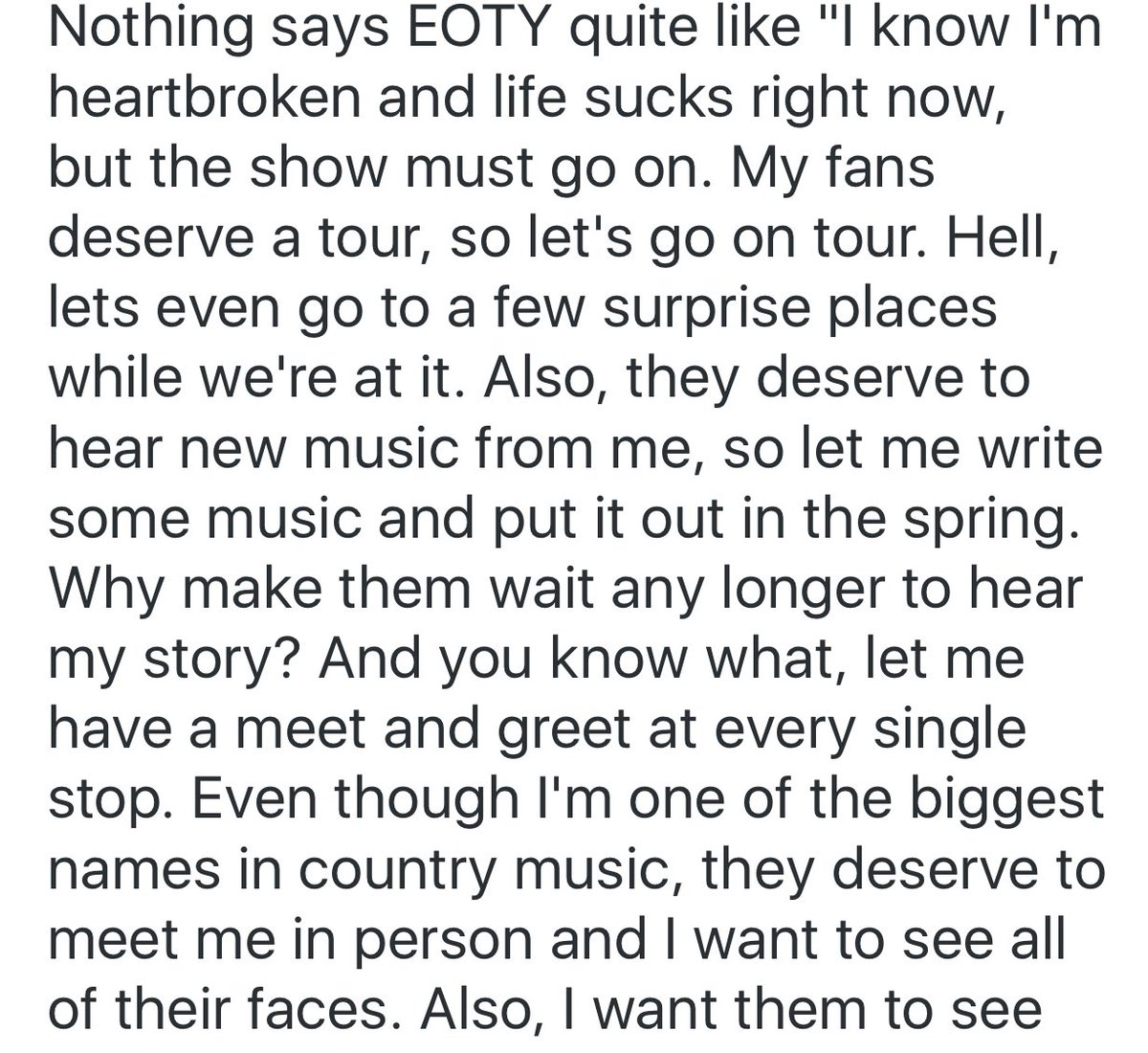 MirandasRanFans's tweet image. This is why Miranda Lambert is one-hundred percent EOTY worthy. 👑