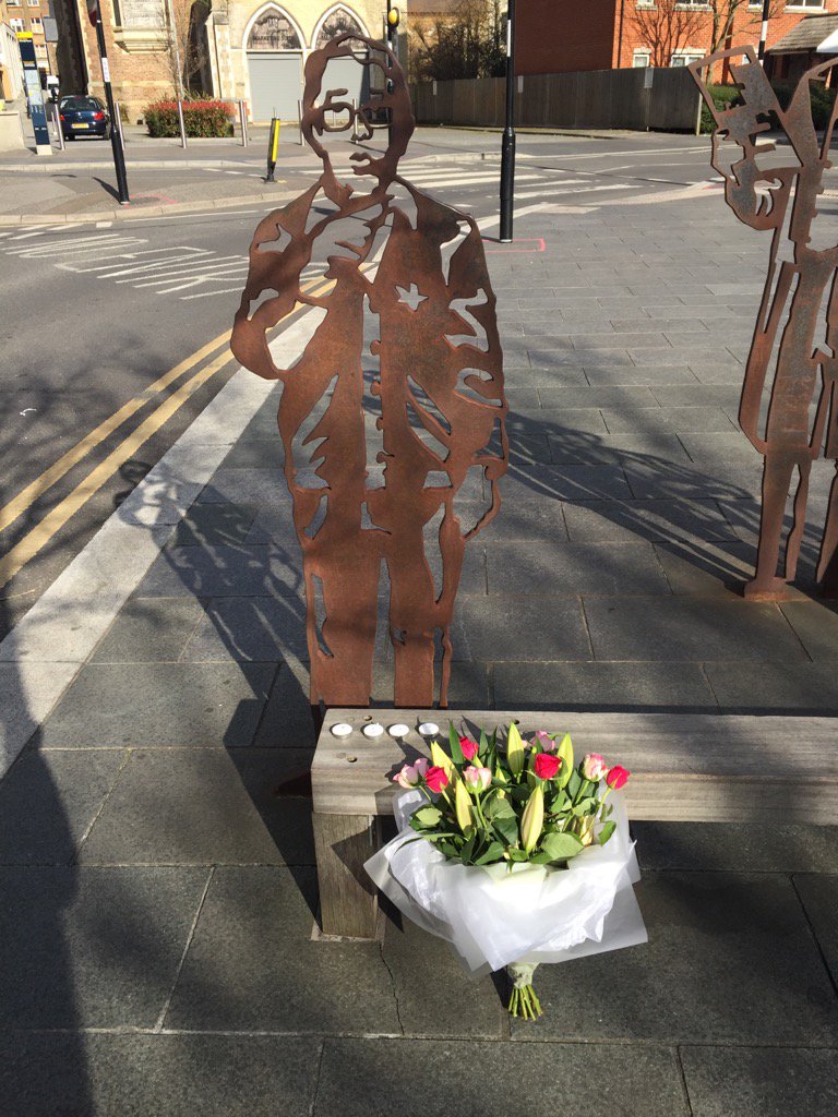 Four candles for Ronnie - supporter of local shops, charities and arts - will be missed.