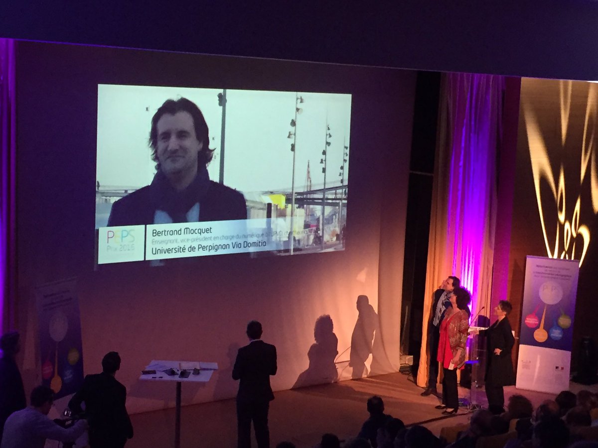 tkoscielniak's tweet photo. #Bravo #CEPI Contrat Enseignant Pédagogie Innovante lauréat #PEPS2016 @BertrandMocquet  @sup_recherche https://t.co/sTayUZ8wQh