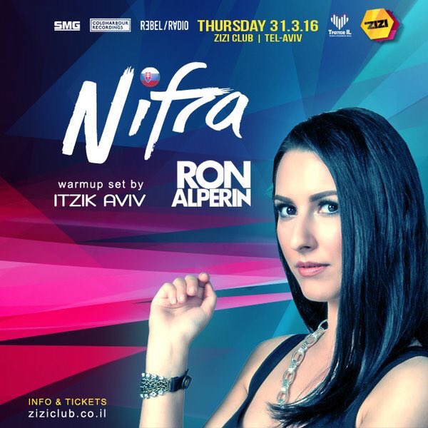 TONIGHT! 🎶🎉 <a href="/Nifra/">Nifra</a> and <a href="/RonAlperin/">Ron Alperin</a> in Tel-Aviv