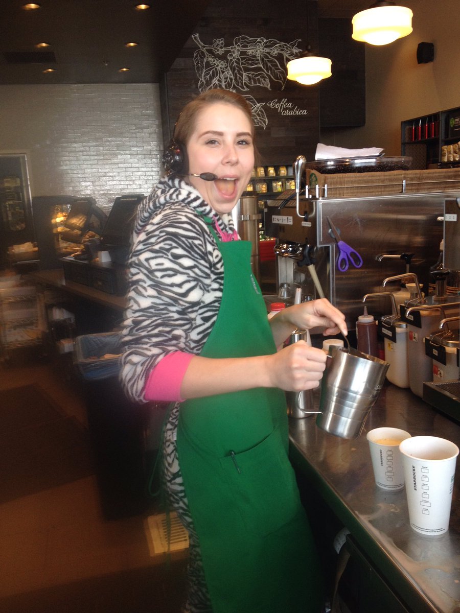 Matchalena's tweet photo. When you realize tomorrow is Friday... @_ItsAliciaYo  #sbuxbrandywinemills #TBT #PAW #tobeapartner https://t.co/EBZjSb9KJR