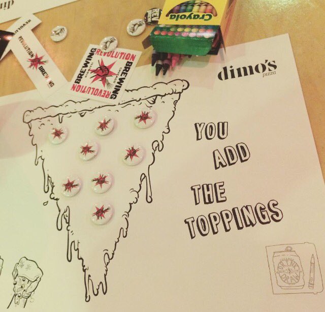 Tonight! Drink &amp; Draw with <a href="/dimosSXC/">Dimo's Wicker Park</a> and <a href="/RevBrewChicago/">Revolution Brewing</a>! Pizza, art, and $4 Galaxy Hero. 6pm, see you there! ✏️🍻