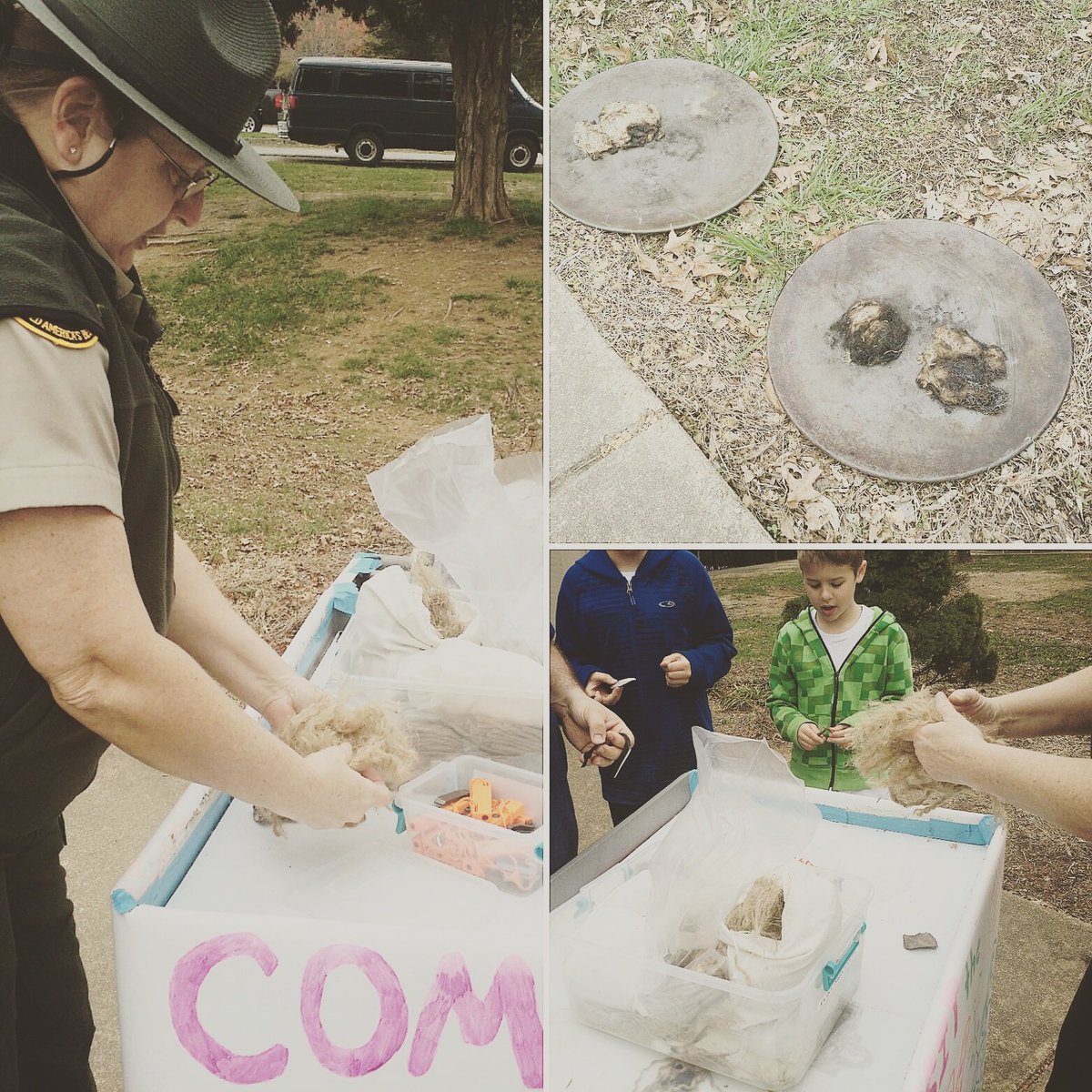 Ranger_Mariya's tweet photo. Light Your Fire! with Ranger Lauri. I got to learn about survival skills :D #flint #camping #survivalskills #fire https://t.co/20PDIJGZXR
