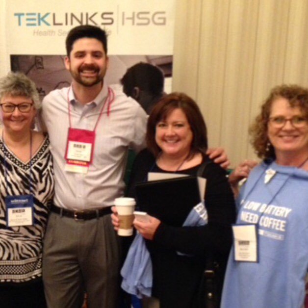 CSpireBusiness's tweet photo. TekLinks' Hunter Clark making friends and handing out awesome T-shirts at #TMGMA https://t.co/JGN5qciaiR
