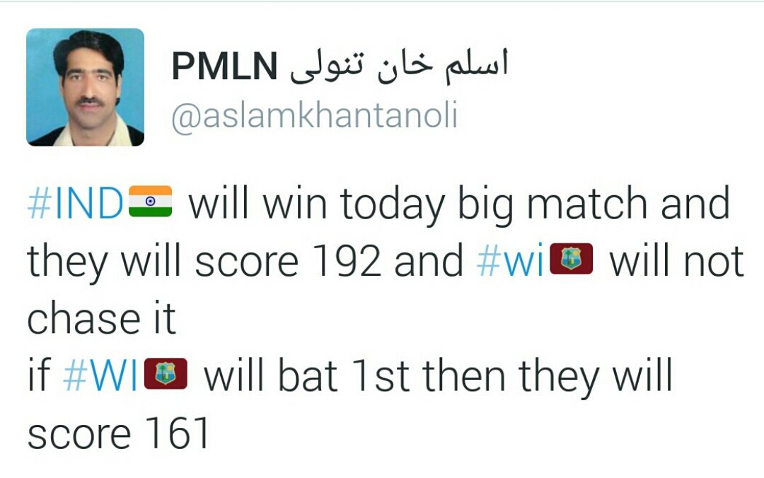 G0_NAWAZ_G0's tweet photo. Perfect Prediction or Good Sources ?
#IndvsWI #WCT2 https://t.co/zSUmGWnZuS