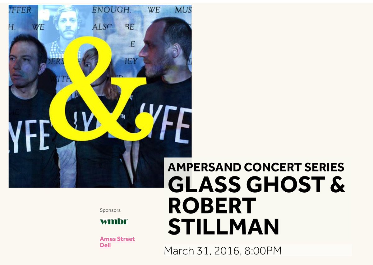 mitlistarts's tweet photo. Tonight! @wmbr Ampersand Concert w/ @glassghost00  @Robert_Stillman @amesstreetdeli https://t.co/X2hHQwFUau #mitlist https://t.co/1GwjEqRLQN