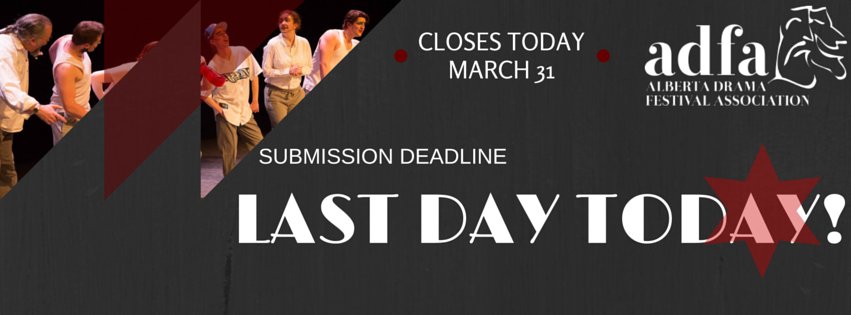 ADFANorthZone's tweet photo. TODAY LAST DAY TO SUBMIT YOUR PLAY! Never stop exploring! #ymm #ymmarts #ADFA2016 @ArtsCouncilWB @KeyanoTheatre https://t.co/wPpD9VIuT8